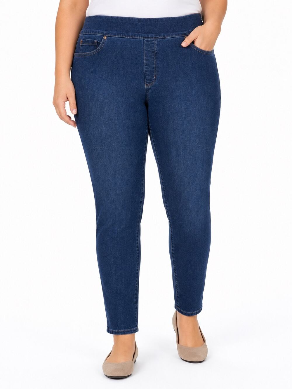 Duluth Women's Jeans Size 16R Long Dark Wash Stretch Denim